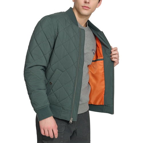 리바이스 Mens Quilted Fashion Bomber Jacket