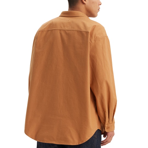 리바이스 Mens Relaxed-Fit Woven Shirt