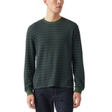 Mens Waffle Knit Thermal Long Sleeve T-Shirt