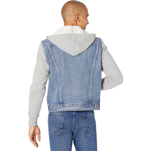 리바이스 Mens Levis Mens Hybrid Hoodie V Trucker