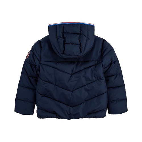 리바이스 Levis Kids Mix Media Puffer (Little Kids)