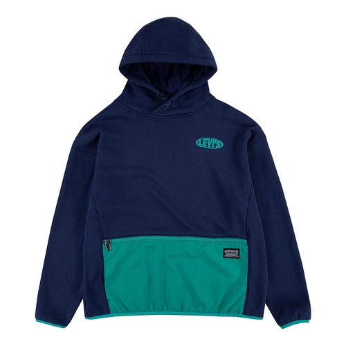 리바이스 Levis Kids Nylon Pocket Pullover Hoodie (Toddler)