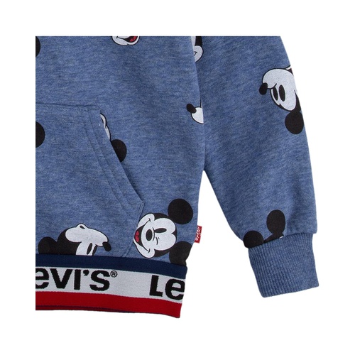 리바이스 Levis Kids All Over Print Mickey Hoodie (Toddler)