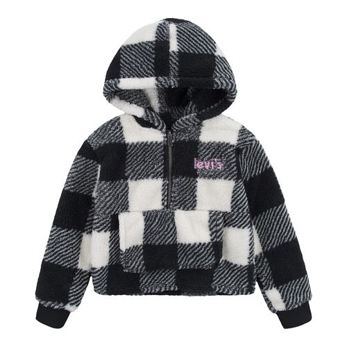 리바이스 Levis Kids Sherpa Pullover Hoodie (Little Kids)