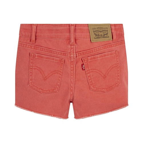 리바이스 Levis Kids Girlfriend Fit Printed Color Shorty Shorts (Little Kids)