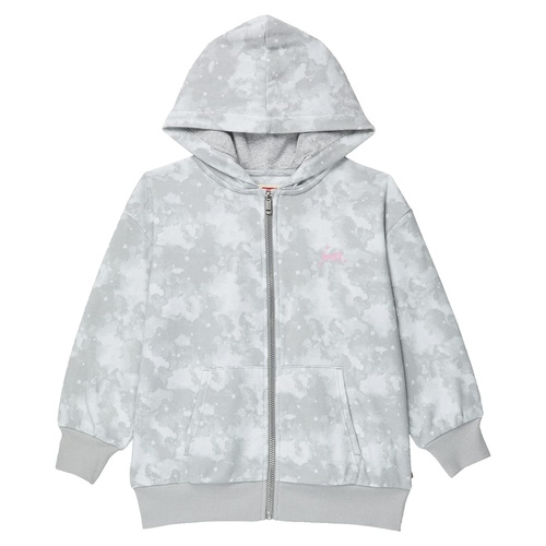 리바이스 Levis Kids Oversized Full Zip-Up Hoodie (Big Kids)