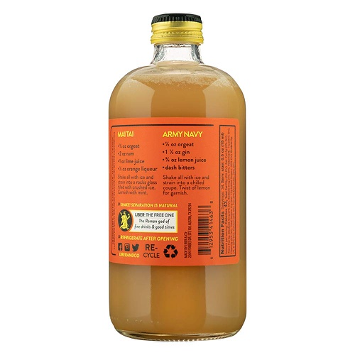  Liber & Co. Almond Orgeat Syrup (17 oz)