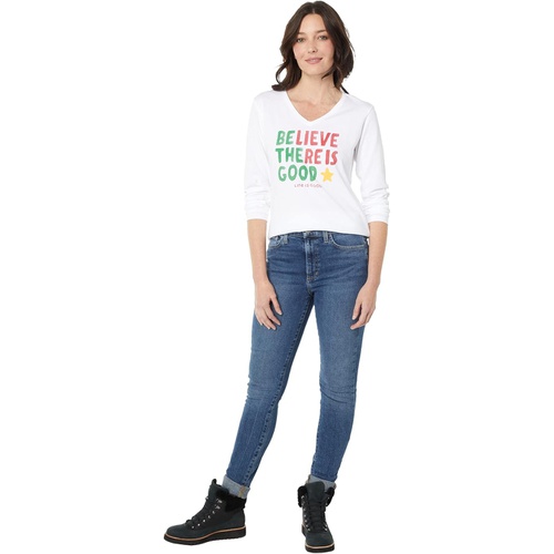  Life is Good Be The Good Star Long Sleeve Crusher Tee