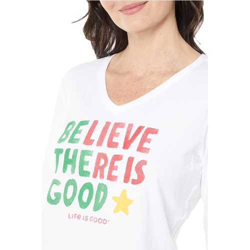  Life is Good Be The Good Star Long Sleeve Crusher Tee