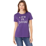 Life is Good Lig Floral Stacked Crusher Tee
