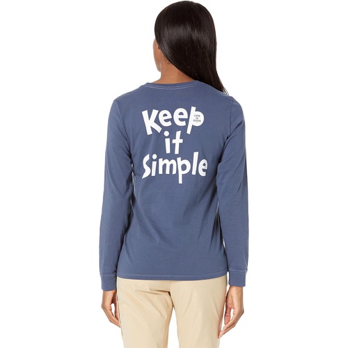  Life is Good Grinch and Max Keep It Simple Long Sleeve Crusher Tee