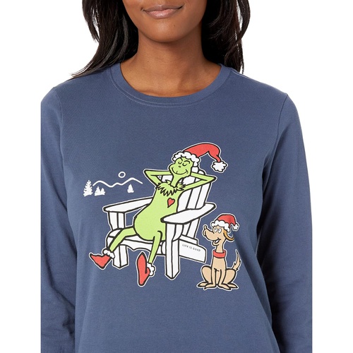  Life is Good Grinch and Max Keep It Simple Long Sleeve Crusher Tee