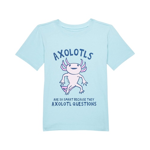  Life is Good Axolotls Questions Short Sleeve Crusher Tee (Toddleru002FLittle Kidsu002FBig Kids)