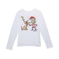 Life is Good Peace On Earth Cindy Lou Long Sleeve Tee (Toddleru002FLittle Kidsu002FBig Kids)