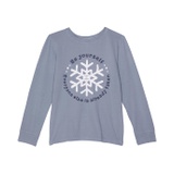 Life is Good Be Yourself Snowflake Long Sleeve Crusher Tee (Toddler)