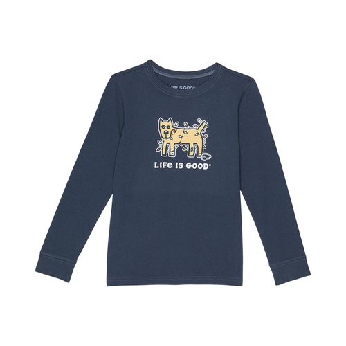  Life is Good Rocket Holiday Lights Long Sleeve Crusher Tee (Toddleru002FLittle Kidsu002FBig Kids)