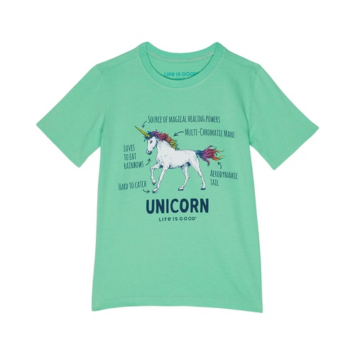  Life is Good Unicorn Facts Crusher Tee (Toddleru002FLittle Kidsu002FBig Kids)