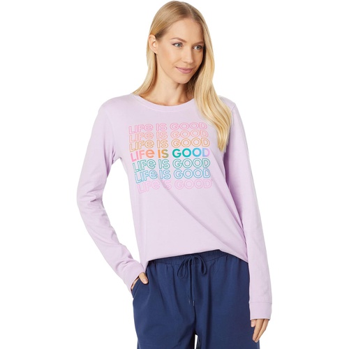  Life is Good LIG Multi-Stack Long Sleeve Crusher Tee