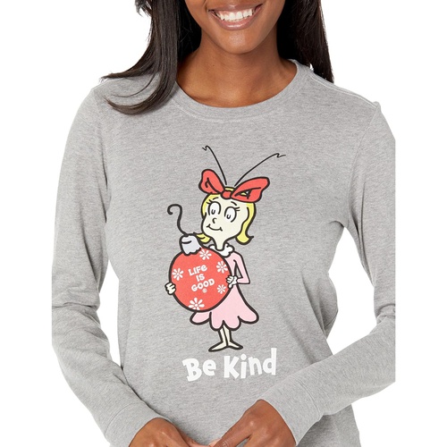  Life is Good Cindy-Lou Be Kind Long Sleeve Crusher Tee