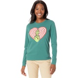 Life is Good Grinch Turn Up The Love Long Sleeve Crusher Tee