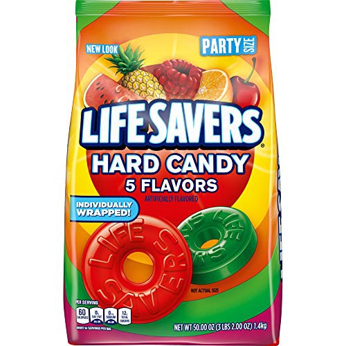  LIFE SAVERS Hard Candy 5 Flavors, 50-Ounce Party Size Bag