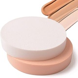 Lifextol 2 Pack 90mm10mm Makeup Sponge Powder Puff Facial Cosmetic Puff Dry Wet Foundation Puffs Make Up Beauty Face Powder Tools (LIFE9017WhiteSkin)