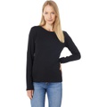 Lilla P 1x1 Rib Long Sleeve Crew Neck Tee