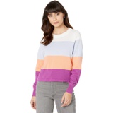 Lilla P Easy Striped Crew Neck Sweater