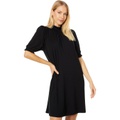 Lilla P Smock Neck Elbow Sleeve Dress