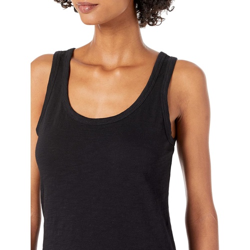  Lilla P Scoop Neck Tank in Loose Knit Slub