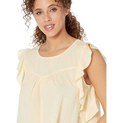  Lilla P Sleeveless Ruffle Top