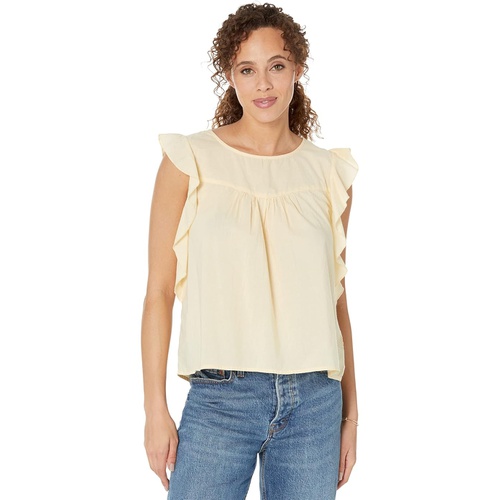  Lilla P Sleeveless Ruffle Top