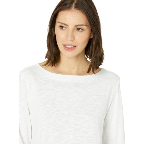  Lilla P 3u002F4 Sleeve Flame Modal Seamed Boatneck Tee