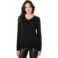 Lisette L Montreal Ellie Organic Cotton V-Neck Sweater