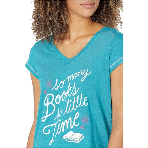  Little Blue House by Hatley Book Club V-Neck Tee