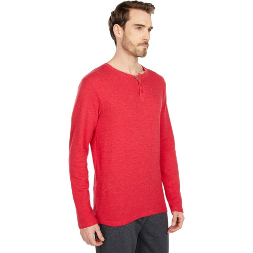  Little Blue House by Hatley Holiday Red Waffle Henley