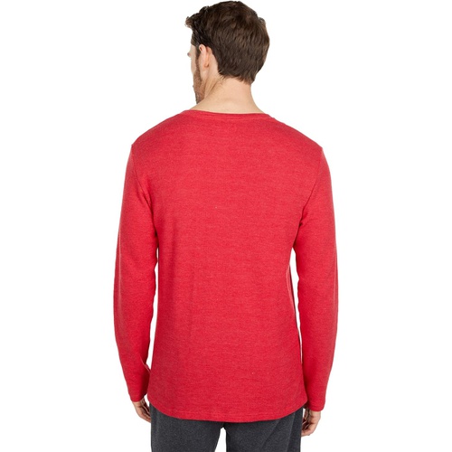  Little Blue House by Hatley Holiday Red Waffle Henley