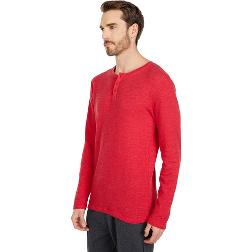  Little Blue House by Hatley Holiday Red Waffle Henley