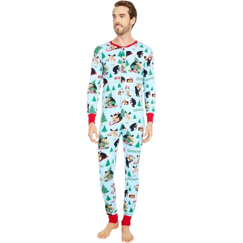  Little Blue House by Hatley Wild About Christmas Adult Union Suit One-Piece