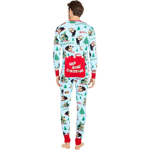  Little Blue House by Hatley Wild About Christmas Adult Union Suit One-Piece