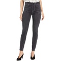 Liverpool Chloe Pull-On Ankle Skinny in Silky Soft Denim in Meteorite