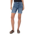 Liverpool Marley Girlfriend Shorts w/ Rolled Cuff in Newton