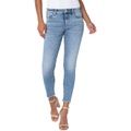 Liverpool Abby Crop Skinny w/ Fray Hem in Emmett