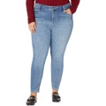Liverpool Plus Size Abby High-Rise Ankle Skinny Eco Jeans 28 in Scenic