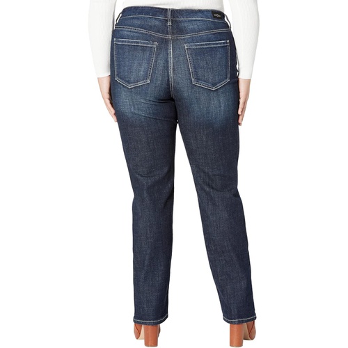  Liverpool Plus Size Kennedy High-Rise Straight Jeans wu002F Welt Pockets 32 in Castle