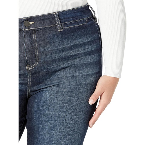  Liverpool Plus Size Kennedy High-Rise Straight Jeans wu002F Welt Pockets 32 in Castle