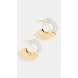 Lizzie Fortunato Infinity Hoops In Clear
