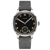 Longines Heritage Military Hand Wind Black Dial Mens Watch L2.826.4.53.2
