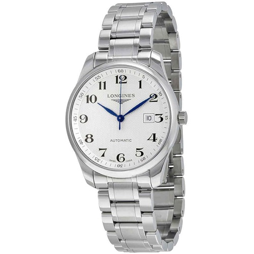  Longines L28934786 Master Collection Automatic Mens Watch - Silver Dial