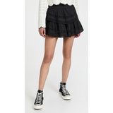 LoveShackFancy Ruffle Miniskirt